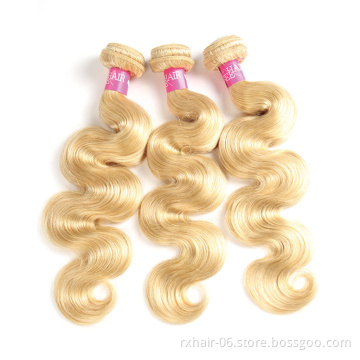 Brazilian Wholesale Raw 613 Blonde Body Wave Human Hair, 613 Virgin Hair Bundles